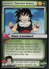 Gohan's Peaceful Stance - 049 - Unlimited Edition